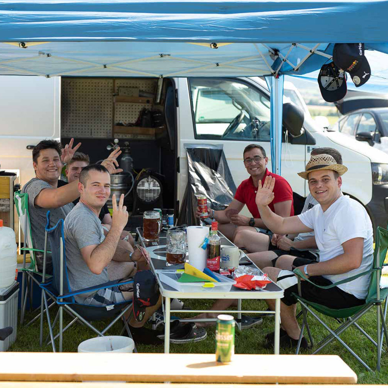 Official camping in SpaFrancorchamps / F1 Belgium